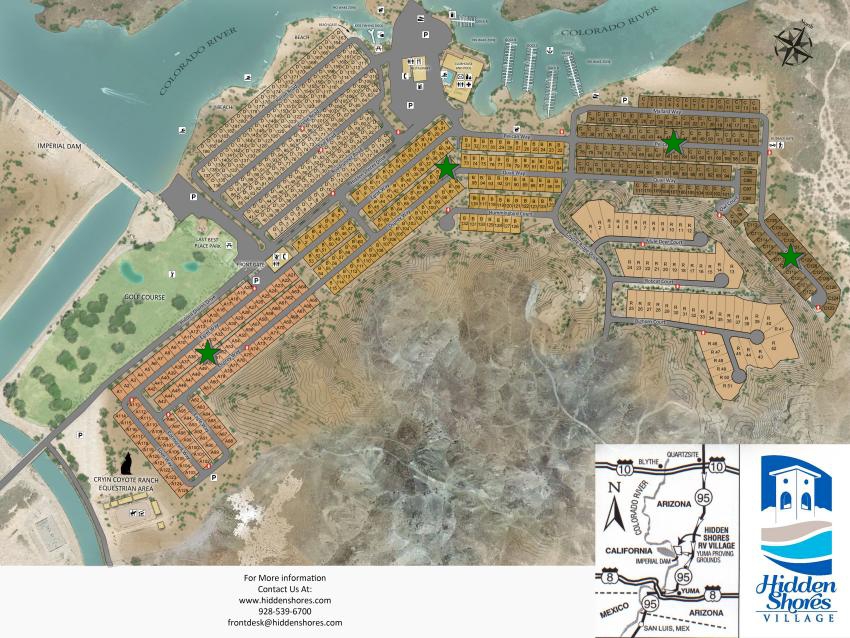 Resort Map - Hidden Shores Resort